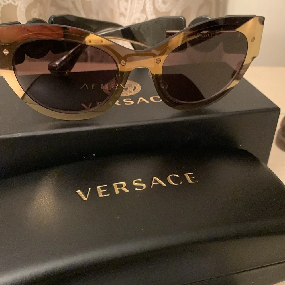 Versace Women's Brown Sunglasses